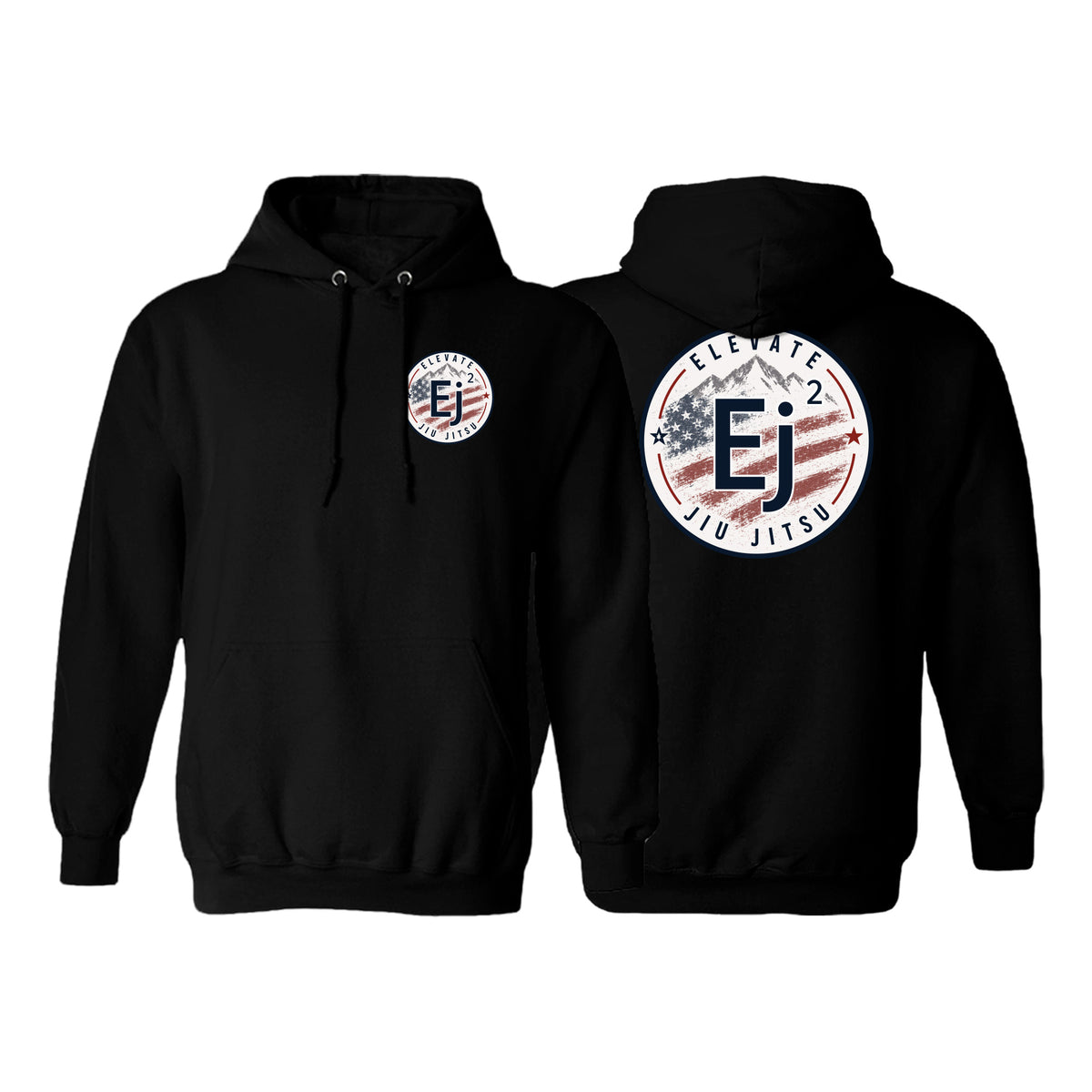 Elevate Academy Sweater Hoodie #8211 P (American Flag)
