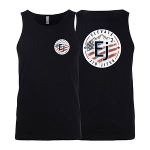 Elevate Next Level Tank Tops #8211 P (American Flag)