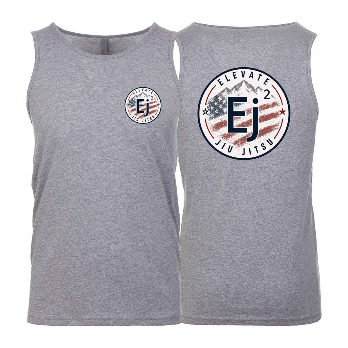 Elevate Next Level Tank Tops #8211 P (American Flag)