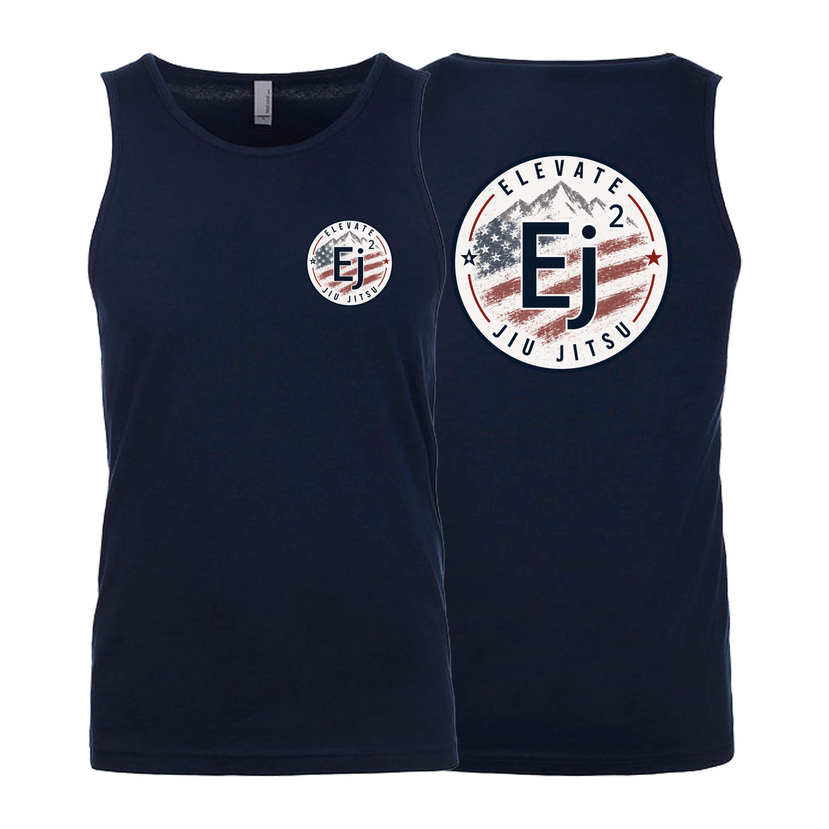 Elevate Next Level Tank Tops #8211 P (American Flag)