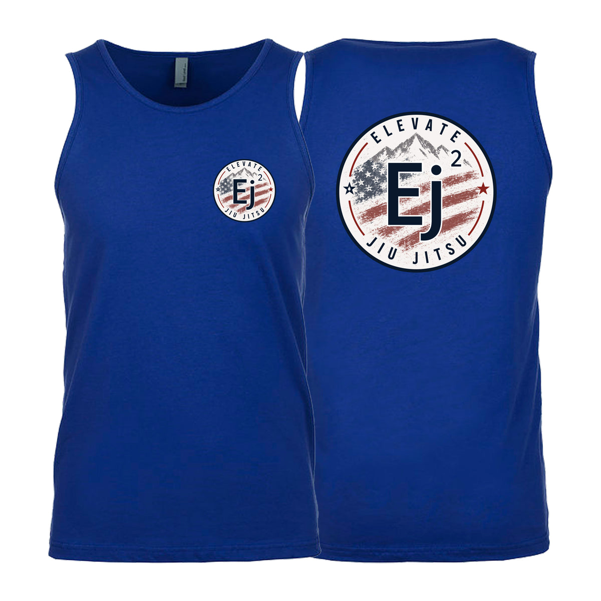 Elevate Next Level Tank Tops #8211 P (American Flag)