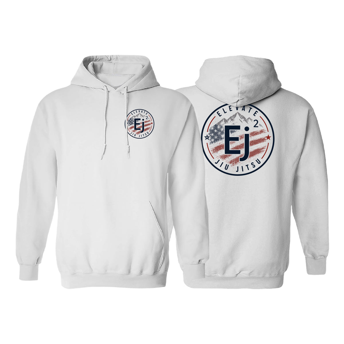 Elevate Academy Sweater Hoodie #8211 P (American Flag)