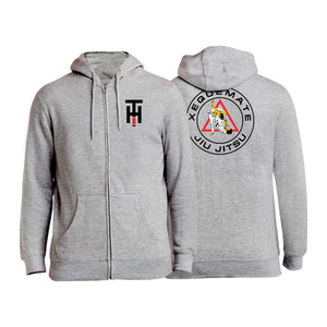 Xeque Mate Jiu Jitsu Zip-Up Hoodies #8236 A