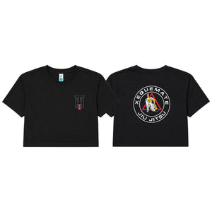 Xeque Mate Jiu Jitsu Women's Cropped Shirts #8236 A