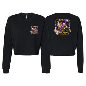 Xeque Mate Jiu Jitsu Women's Cropped Crewneck Sweatshirt #8236 E