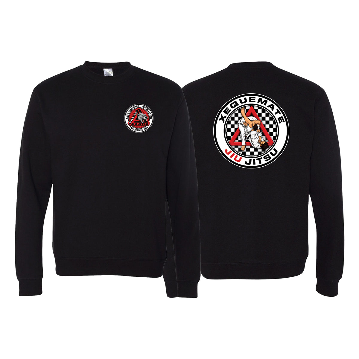 Xeque Mate Jiu Jitsu Crewneck Sweatshirt #8236 F