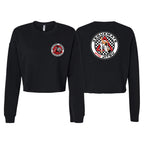 Xeque Mate Jiu Jitsu Women's Cropped Crewneck Sweatshirt #8236 F