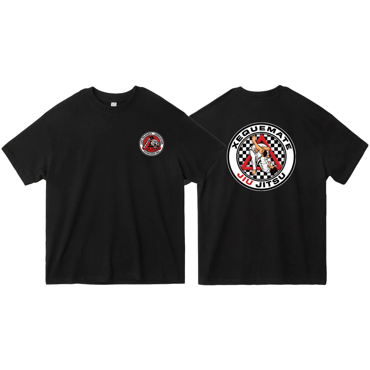 Xeque Mate Jiu Jitsu Oversized Adult Shirts #8236 F