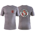 Xeque Mate Jiu Jitsu Gray Custom Rash Guards Short Sleeve #8236 F