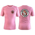 Xeque Mate Jiu Jitsu Pink Custom Rash Guards Short Sleeve #8236 F