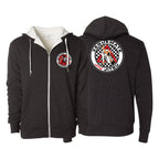Xeque Mate Jiu Jitsu Sherpa Lined Zip-Up Hoodie #8236 F