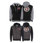 Xeque Mate Jiu Jitsu Varsity Zip-Up Hoodies #8236 F