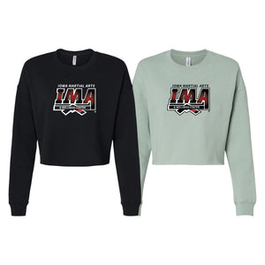 Iowa MA Women's Cropped Crewneck Sweatshirt #8223 A