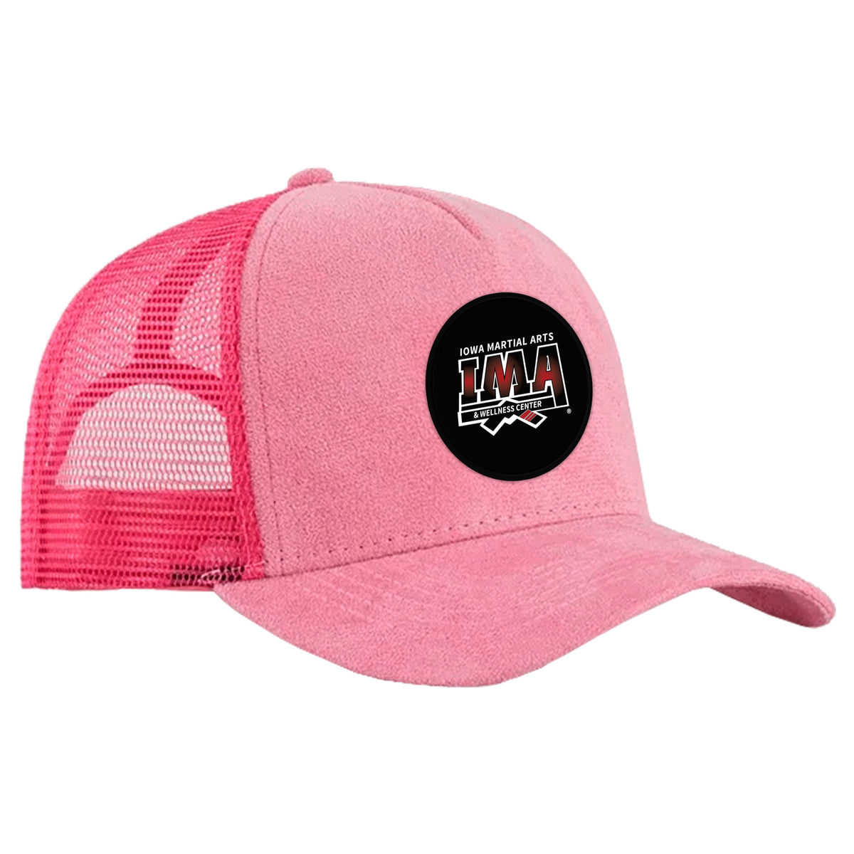Iowa MA Suede Trucker Hat #8223 A