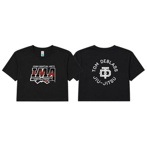 Iowa MA Women's Cropped Shirts #8223 A