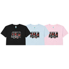 Iowa MA Women's Cropped Shirts #8223 A