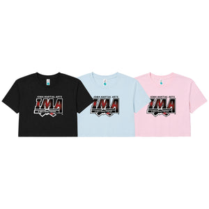 Iowa MA Women's Cropped Shirts #8223 A