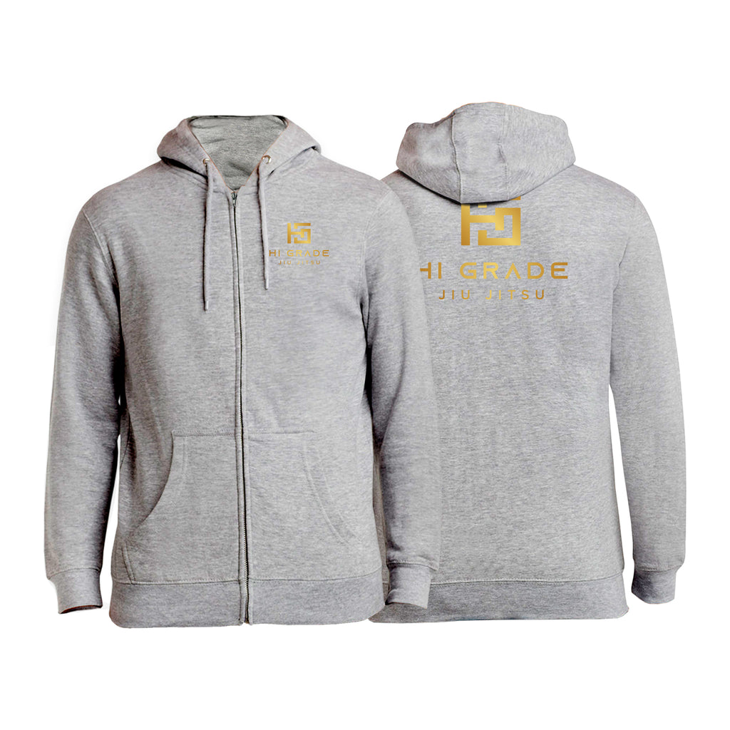 HI Grade Jiu-Jitsu Zip-Up Hoodies #8228 A