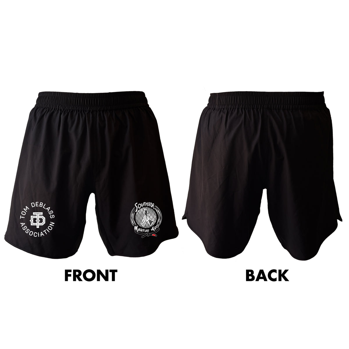 Southside Martial Arts All Black Shorts 2.0 #8222 A