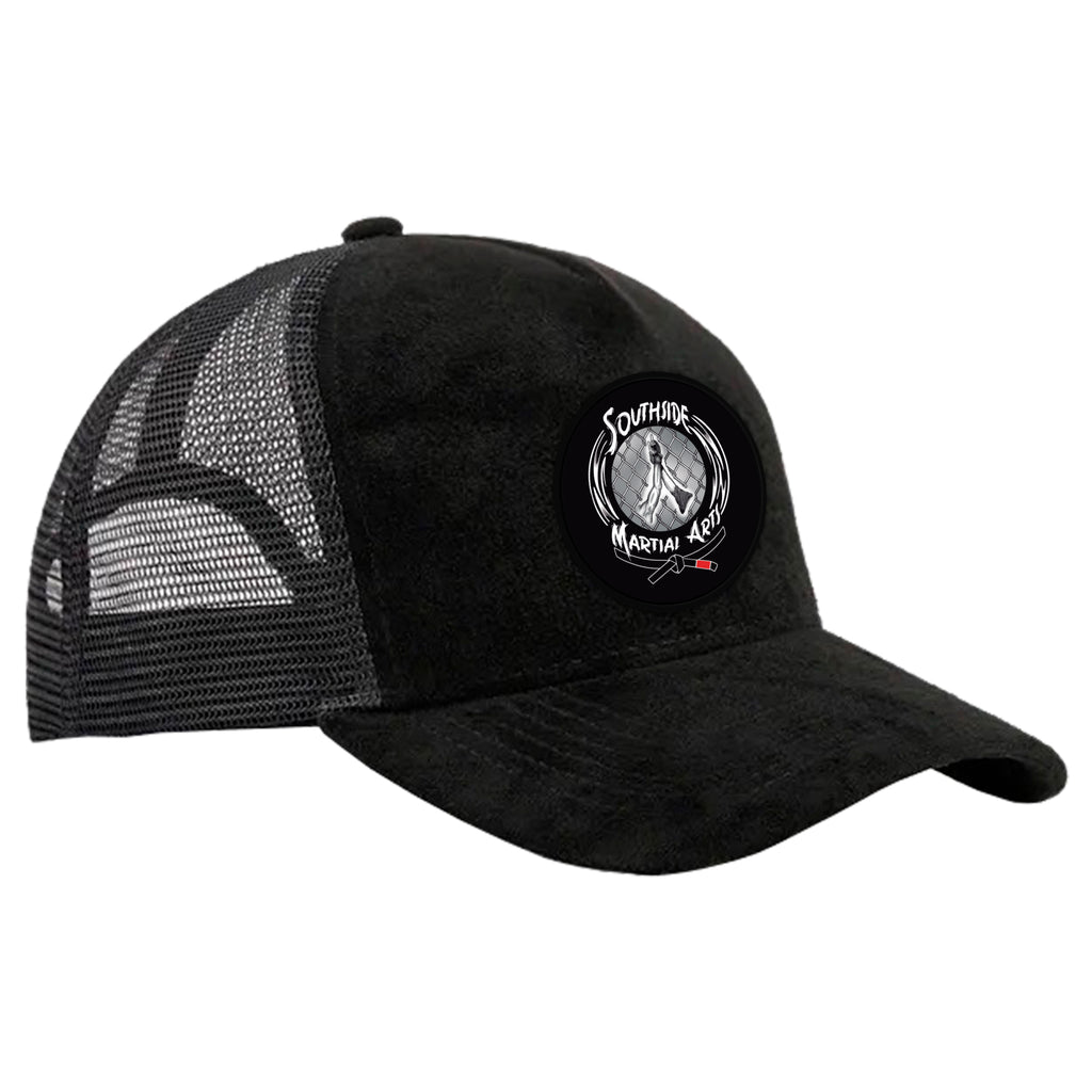 Southside Martial Arts Suede Trucker Hat #8222 B