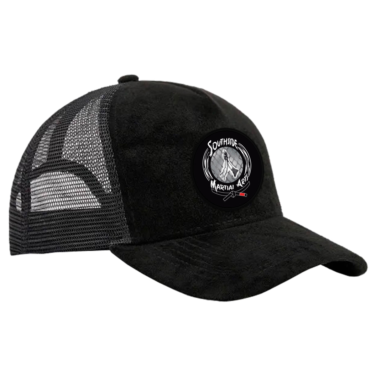 Southside Martial Arts Suede Trucker Hat #8222 B