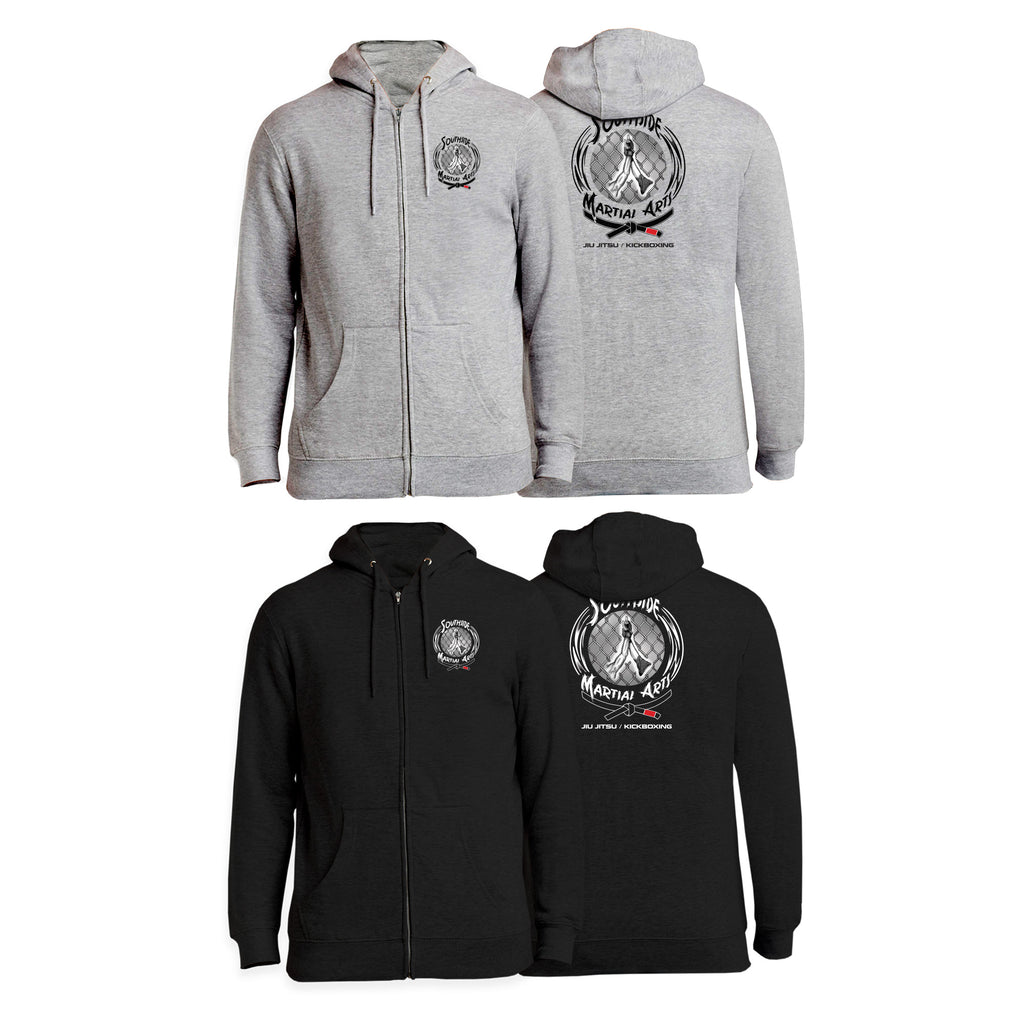 Southside Martial Arts Zip-Up Hoodies #8222 B