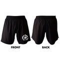 12 Jewelz Muay Thai All Black Shorts 2.0 #8225 A
