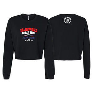 12 Jewelz Muay Thai Women's Cropped Crewneck Sweatshirt #8225 A