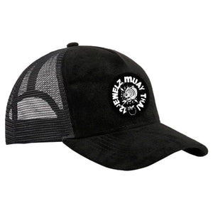 12 Jewelz Muay Thai Suede Trucker Hat #8225 A