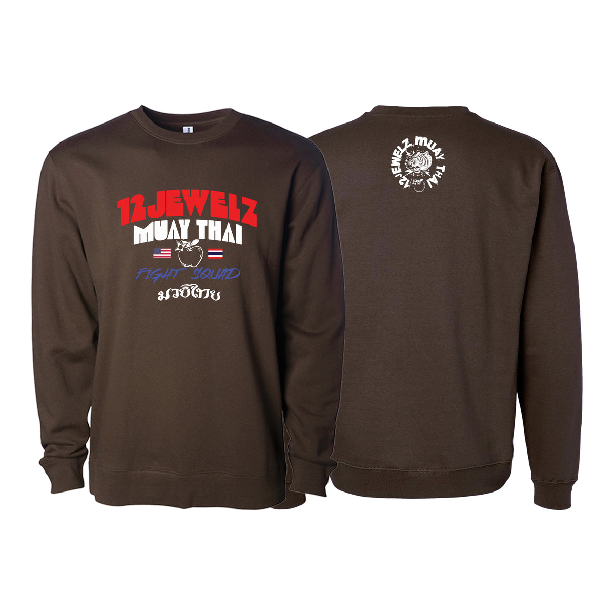 12 Jewelz Muay Thai Crewneck Sweatshirt #8225 A