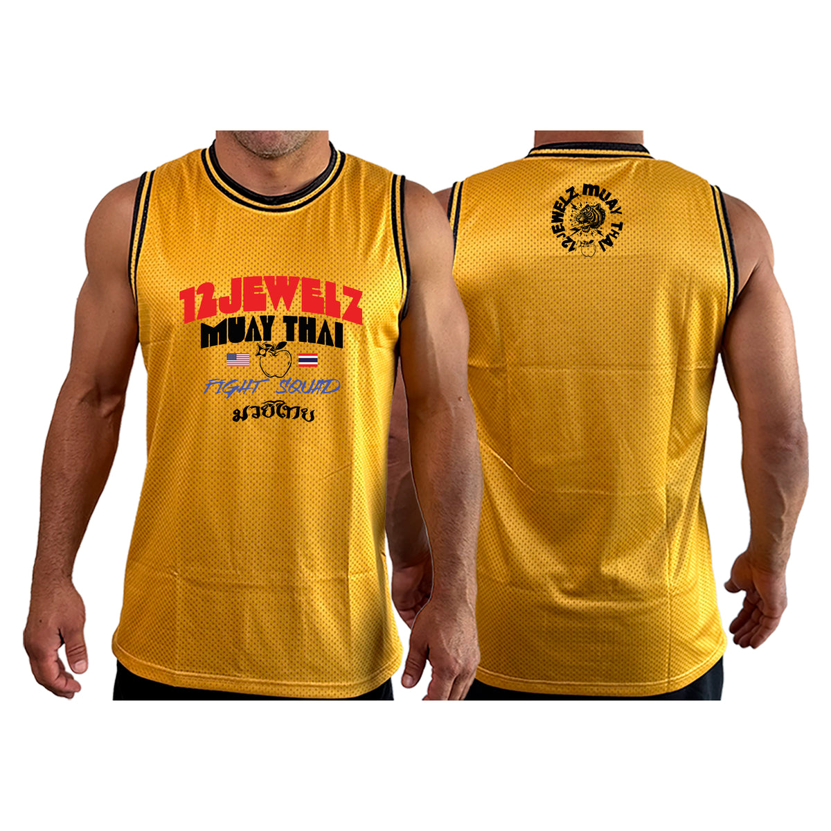 12 Jewelz Muay Thai Basketball Jerseys #8225 A