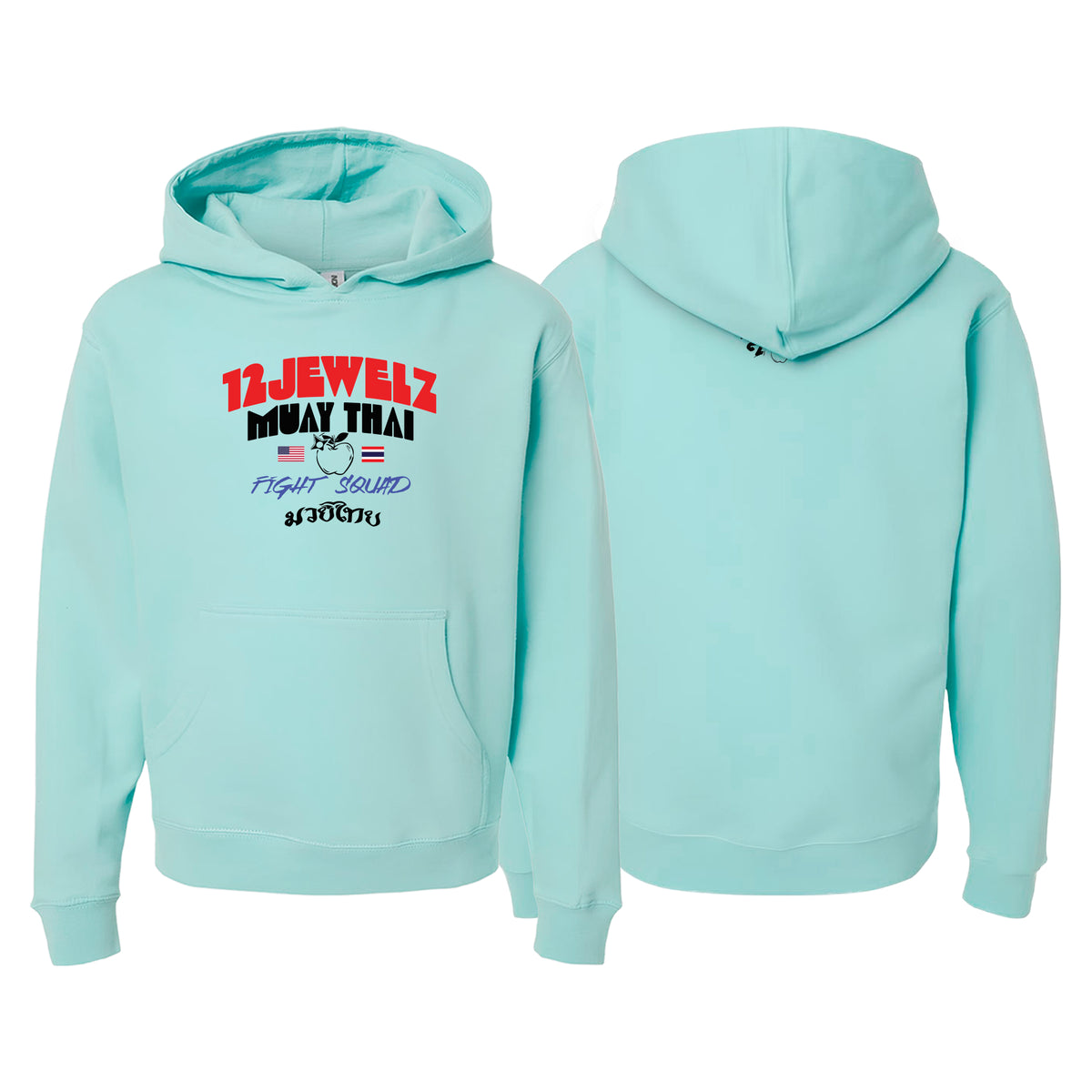 12 Jewelz Muay Thai Academy Sweater Kids Hoodie #8225 A