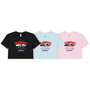 12 Jewelz Muay Thai Women's Cropped Shirts #8225 A