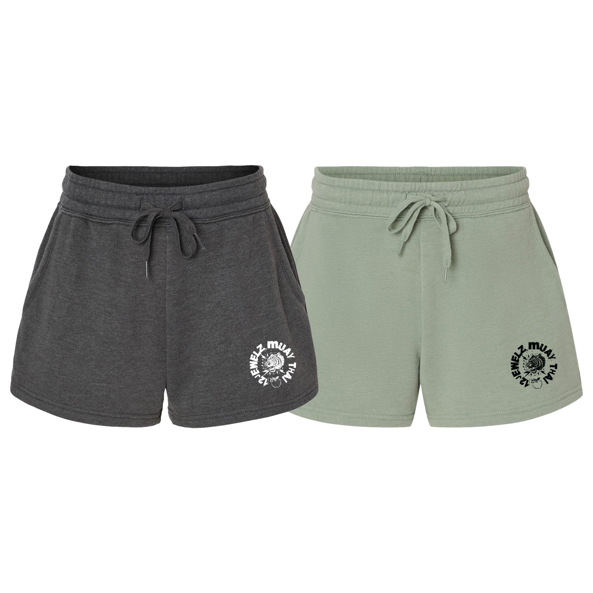 12 Jewelz Muay Thai Women's Sweatshorts #8225 A