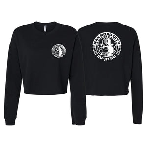 Railroad City Jiu Jitsu Women's Cropped Crewneck Sweatshirt #8231 A
