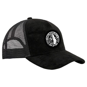 Railroad City Jiu Jitsu Suede Trucker Hat #8231 A