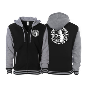 Railroad City Jiu Jitsu Varsity Zip-Up Hoodies #8231 A