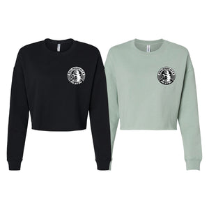 Railroad City Jiu Jitsu Women's Cropped Crewneck Sweatshirt #8231 A
