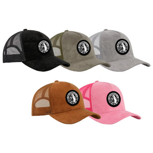 Railroad City Jiu Jitsu Suede Trucker Hat #8231 A