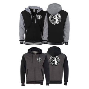 Railroad City Jiu Jitsu Varsity Zip-Up Hoodies #8231 A