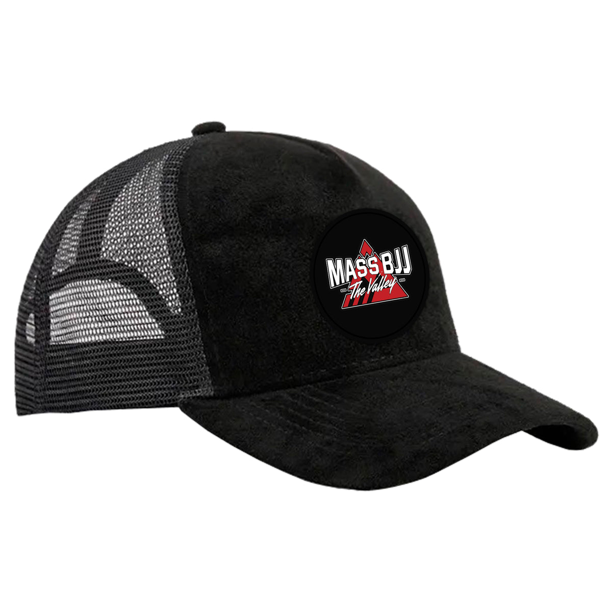 Mass BJJ The Valley Suede Trucker Hat #8237 A