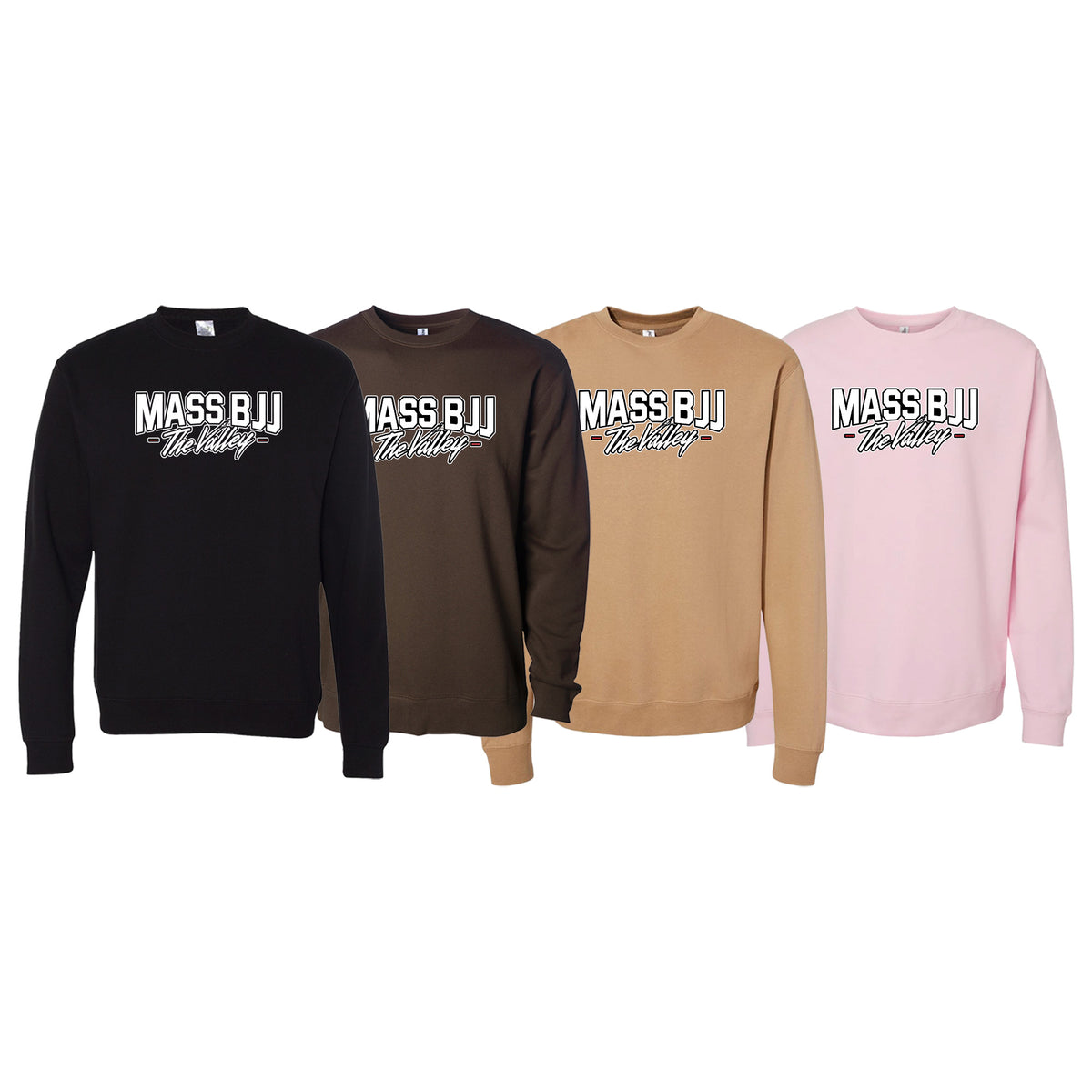 Mass BJJ The Valley Crewneck Sweatshirt #8237 A