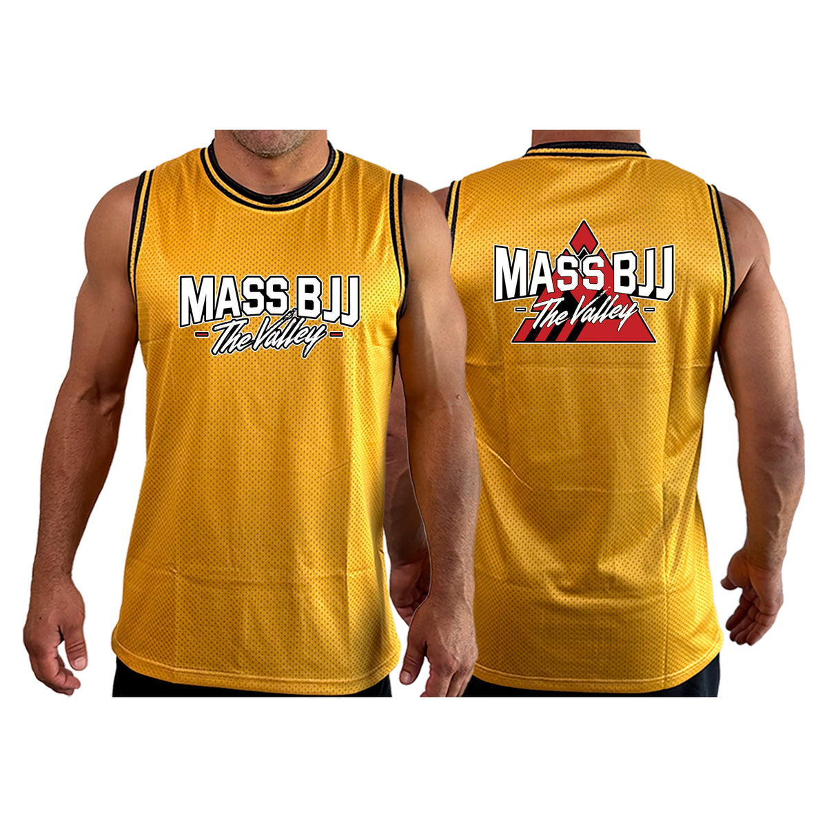 Mass BJJ The Valley Basketball Jerseys #8237 A