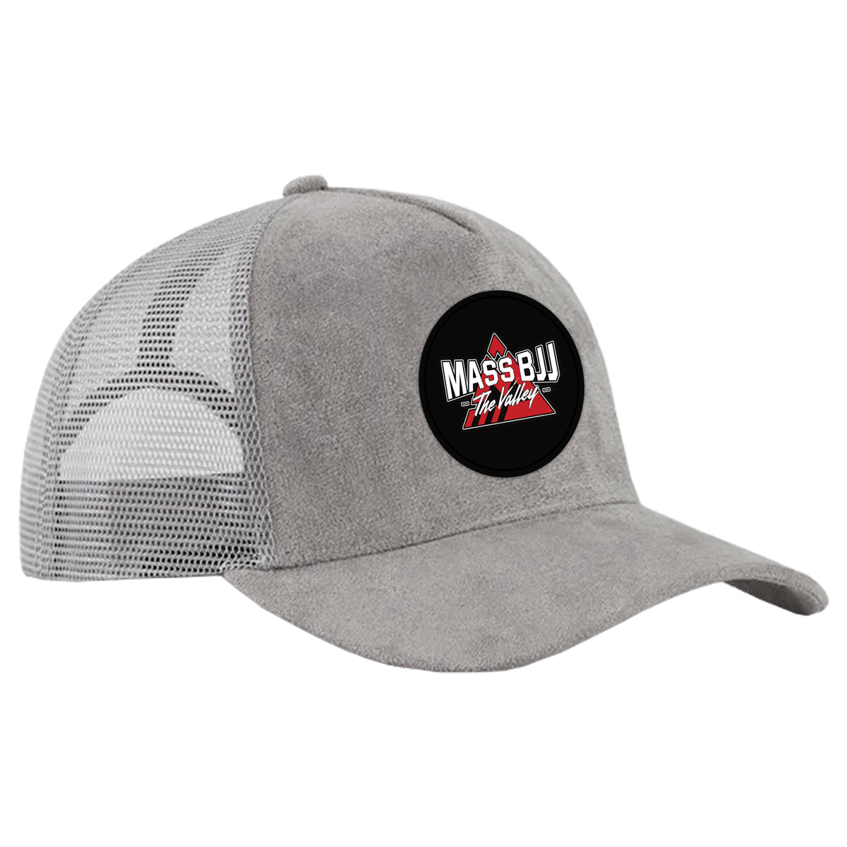 Mass BJJ The Valley Suede Trucker Hat #8237 A