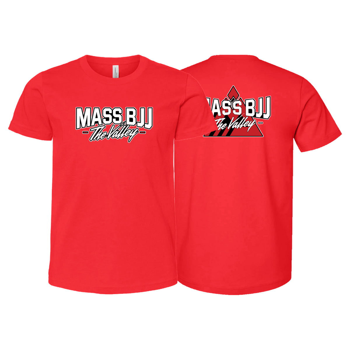 Mass BJJ The Valley Kids Shirts #8237 A