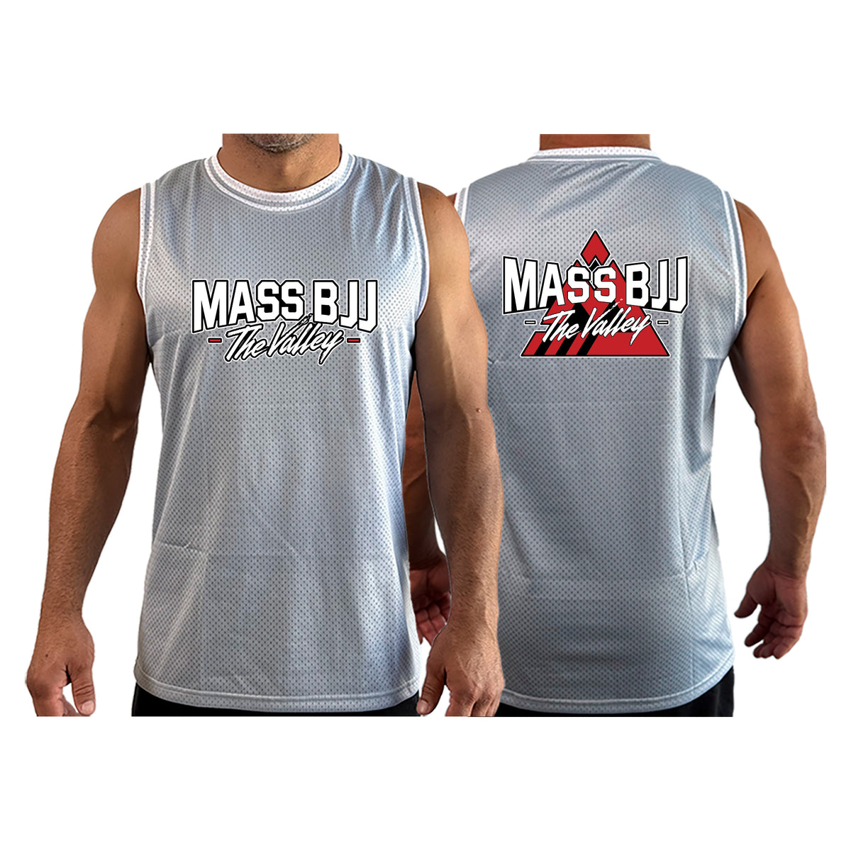 Mass BJJ The Valley Basketball Jerseys #8237 A