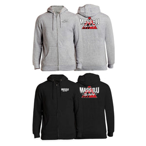 Mass BJJ The Valley Zip-Up Hoodies #8237 B