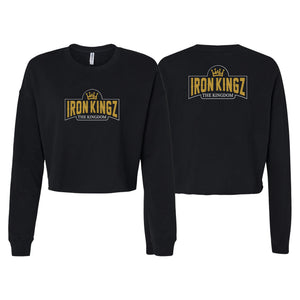 Iron Kingz Women's Cropped Crewneck Sweatshirt #8229 A