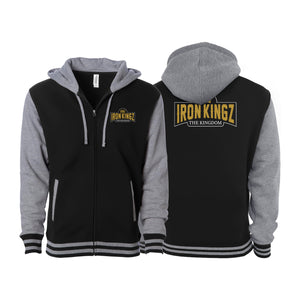 Iron Kingz Varsity Zip-Up Hoodies #8229 B