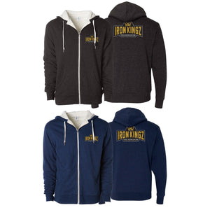 Iron Kingz Sherpa Lined Zip-Up Hoodie #8229 B